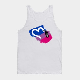 Bi Pride Flag Tag Tank Top